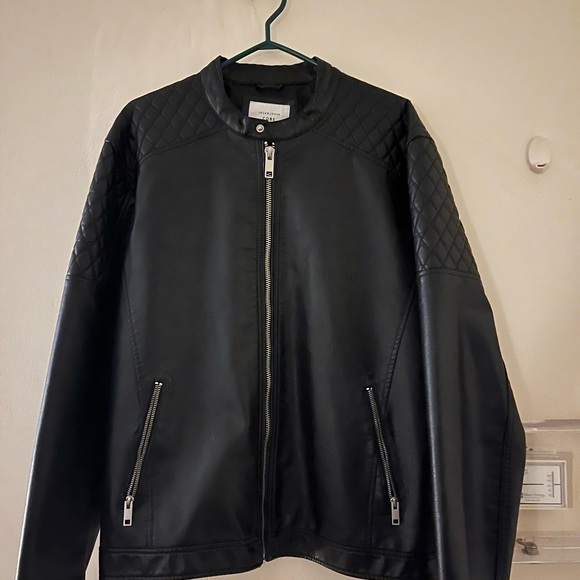 Jack and Jones Core Faux Leather Jacket - Picture 2 of 4